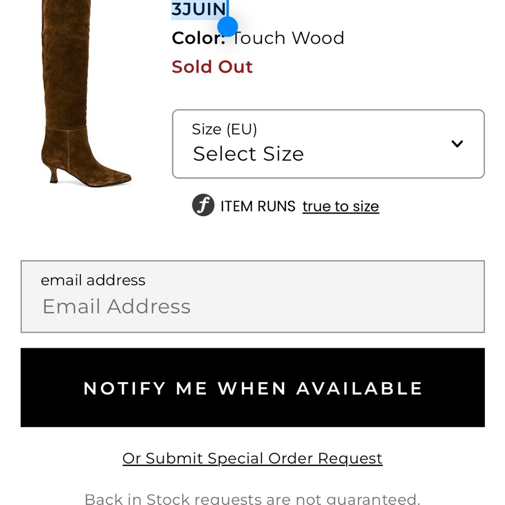 3JUIN tall over the knee high suede brown leather boots 40 9 bae bea touch